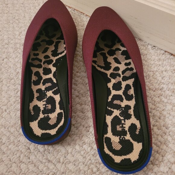 NWOT Rothy’s Black Cherry Almond Demi Slip On Mule, Size 11 - Picture 4 of 7